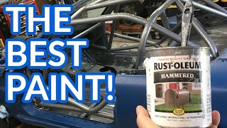 THE BEST ROLL CAGE PAINT! RUSTOLEUM HAMMERED | LS SWAP NA MIATA | How to paint roll cage with brush. THE BEST ROLL CAGE PAINT! RUSTOLEUM HAMMERED | LS SWAP NA MIATA | How to paint roll cage with brush.