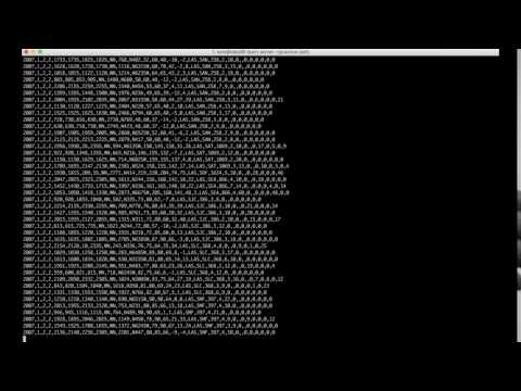 Print a data file in Bash with Cat