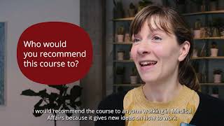 Driving excellence in medical affairs, Testimonial
