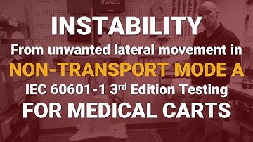 Instability from Unwanted Lateral Movement (Non Transport Mode - A) - HUI Manufacturing 60601 Series