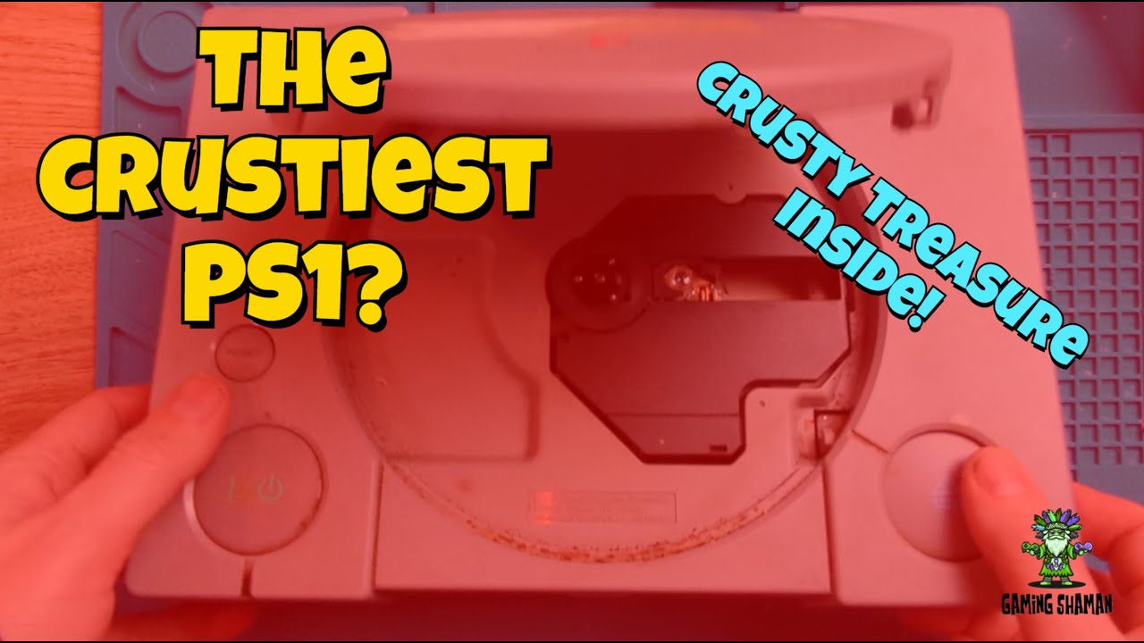Fixing the crustiest SCPH-7502 Playstation 1! - YouTube