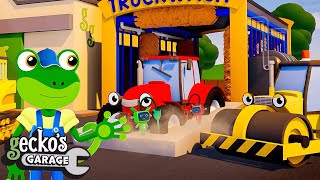 The Big Truck Job Swap | Gecko 2D | Learning Videos for Kids