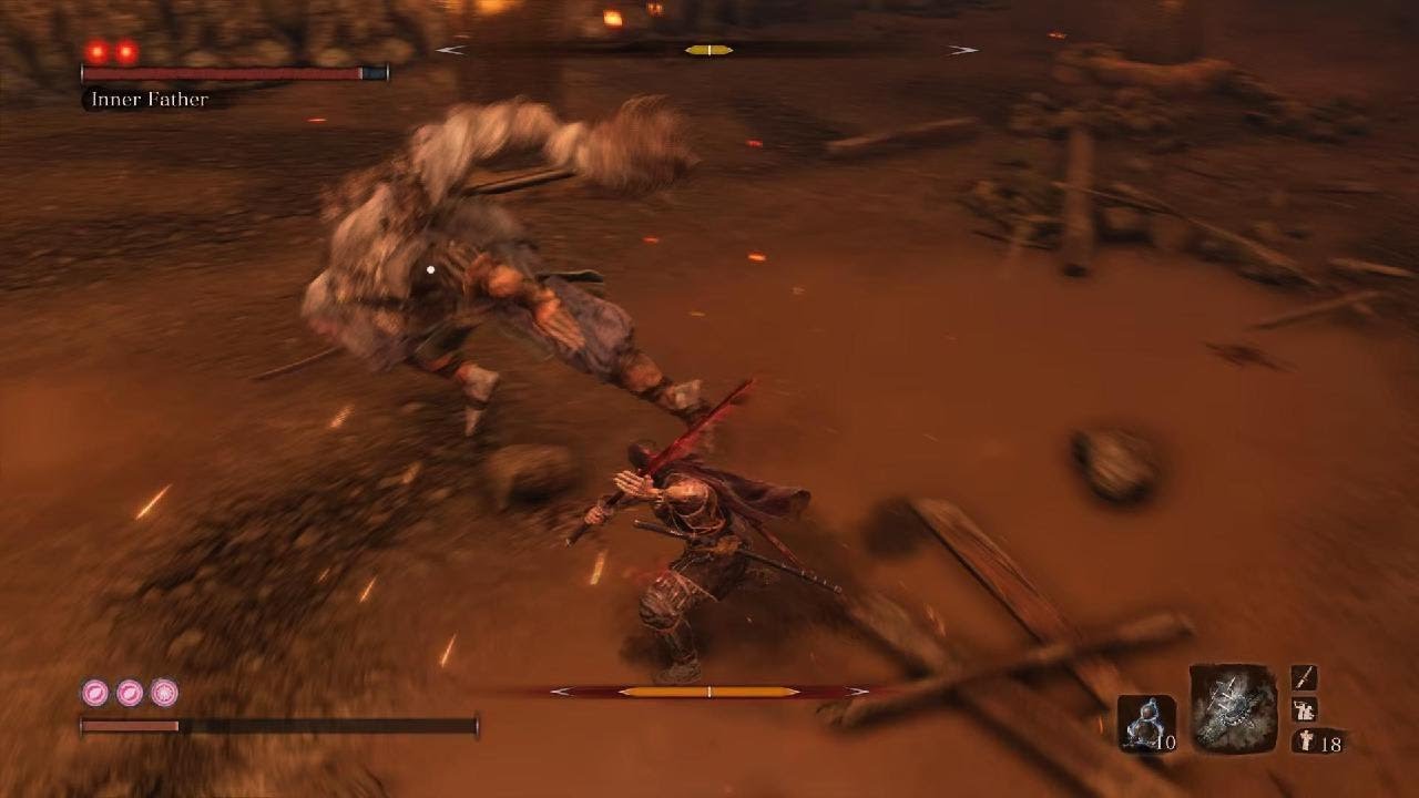 Sekiro: inner father bossfight