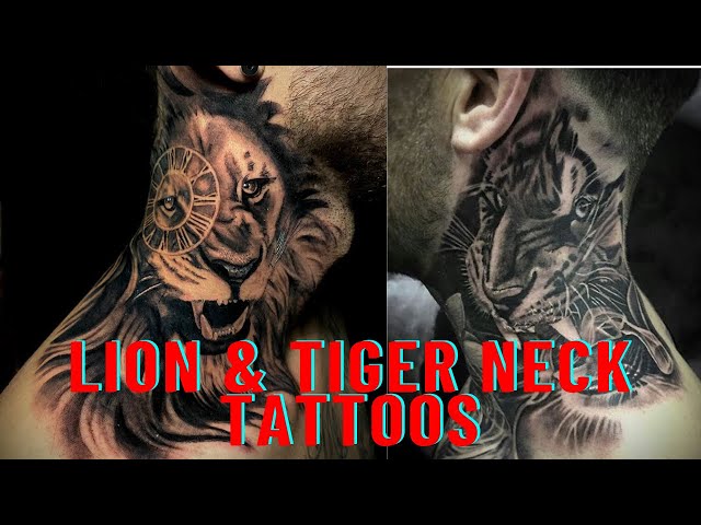 Deadlift Tattoo - Ferocious Tiger neck tattoo. To inquire about a tattoo or  schedule an appointment contact us. 530-768-1575 (call) 530-410-7688 (text)  | Facebook