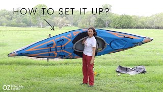 How to Setup the AdvancedFrame Expedition Elite Kayak from Advanced Elements