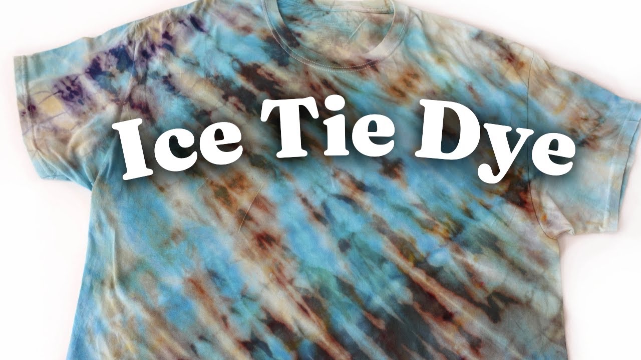 How to Ice Dye- Removing Color from an Ice Tie Dyed Shirt