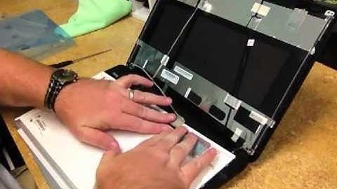 Laptop screen replacement / How to replace laptop screen Gateway NE56