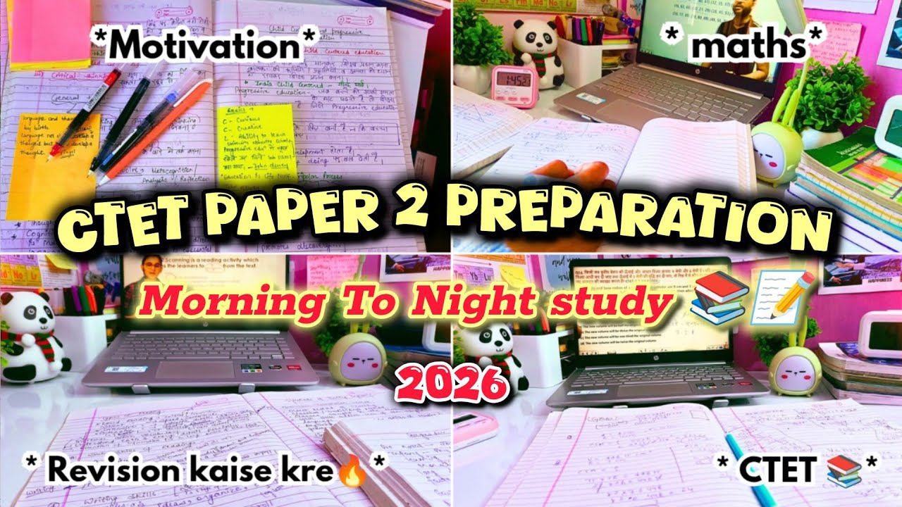 CTET paper 2 preparation with me| CTET pariksha| ctet aspirants| 