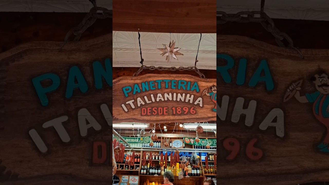 Padaria Italianinha Centenária desde 1896. 