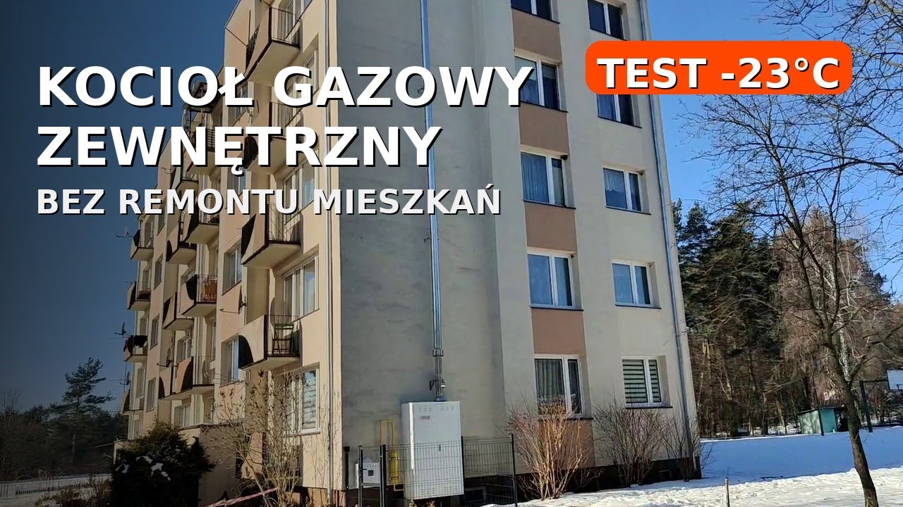 Gazowy kocioł zewnętrzny - test i ocena systemu grzewczego mroźną zimą 2025/2026.