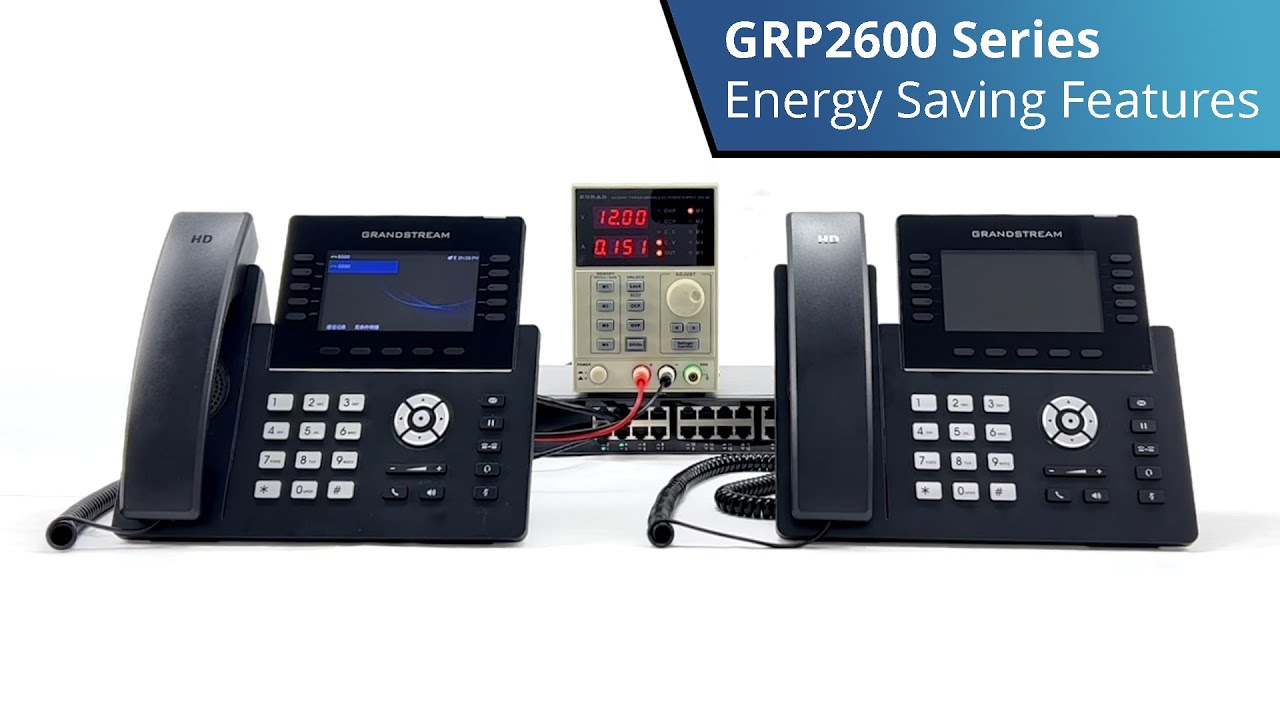 Telefono IP Grandstream GRP2602P – 2 Linee, 4 SIP, Con Vivavoce – Spedizione Gratis