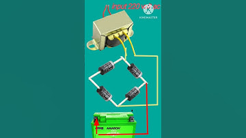 12 volt battery charger wiring diagram with transformer #shorts