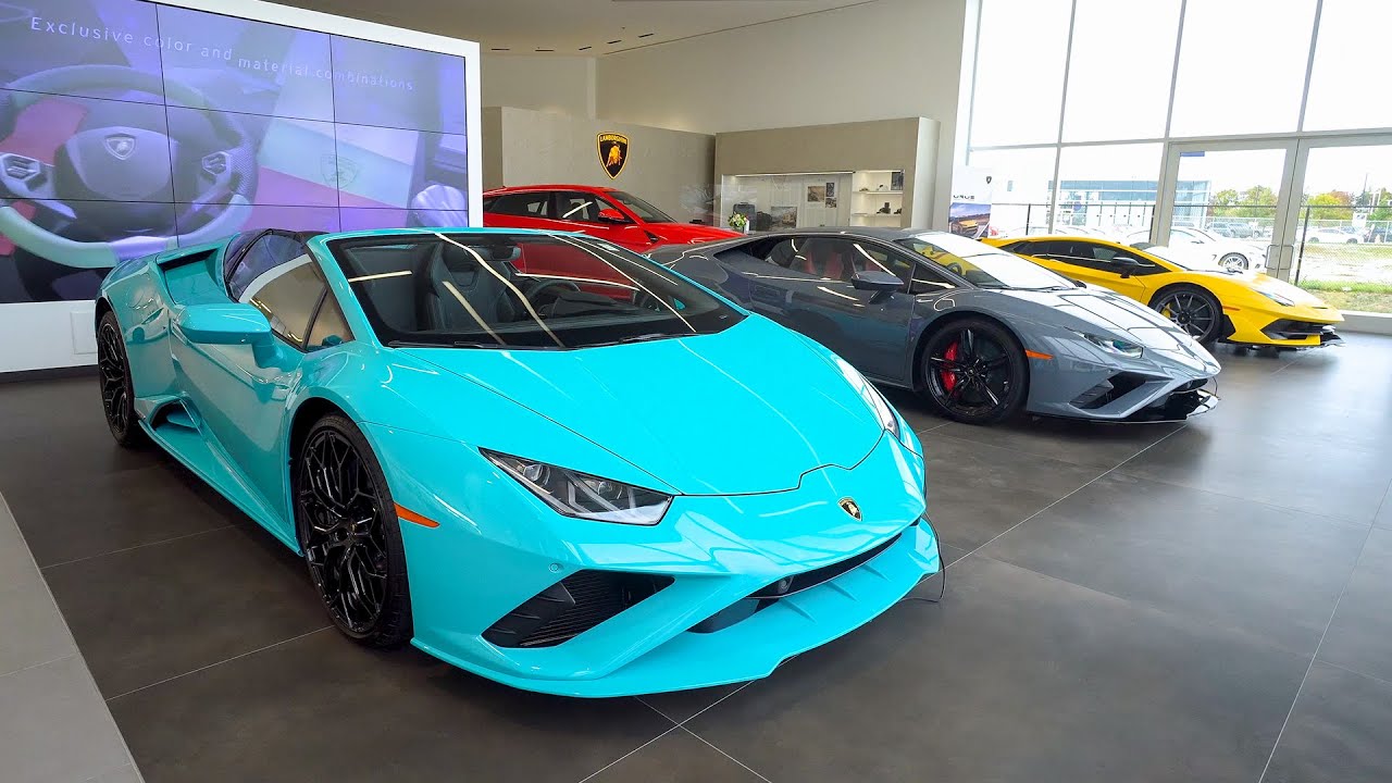 OCTOBER SHOWROOM UPDATE! Current Deals and Inventory at Lamborghini Uptown  Toronto! - YouTube