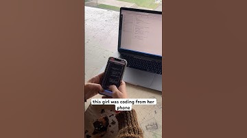 Coding on your phone?😳 how is that even possible #coding #phone #hack