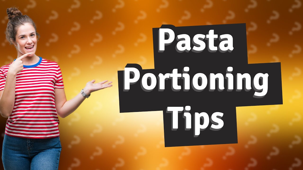 How do Italians measure pasta?