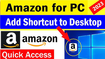 Amazon for PC desktop | How to Add Amazon to Desktop for Quick access | Amazon web Shortcut for PC