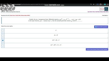 MTH401 Quiz 2 Solution Fall 2025 || MTH401 - Differential Equations || VU Zone