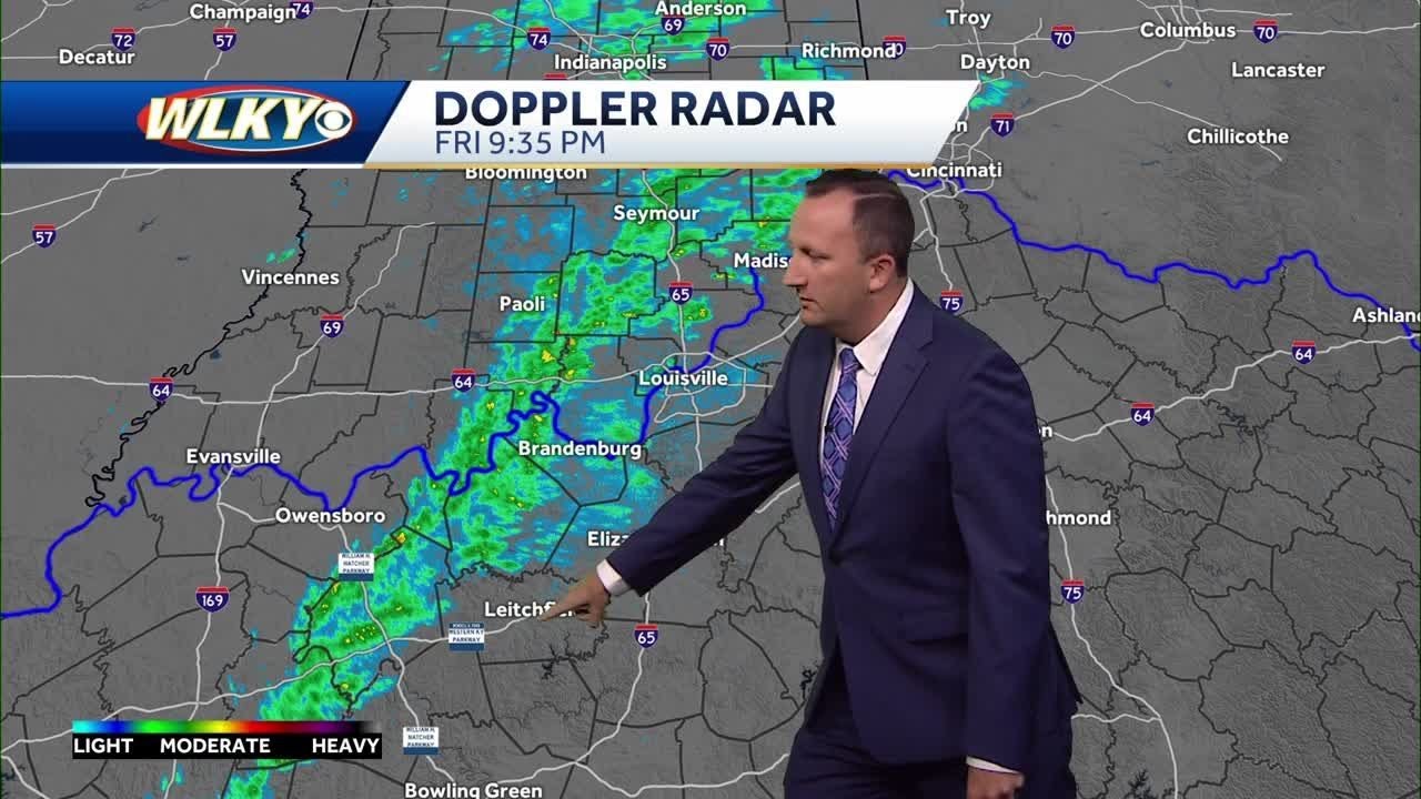 A few light showers tonight, then a breezy and cool weekend - YouTube