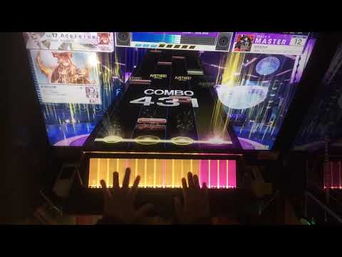 【CHUNITHM】GROOVY(MASTER)AJ 手元