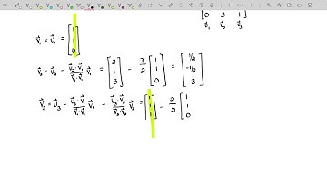 Orthogonality and Least Squares - The Gram-Schmidt Process - QR Factorization