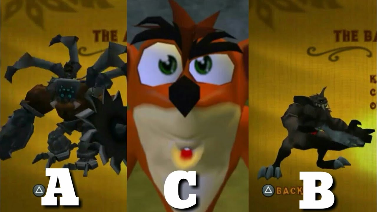 YTP Learning The Alphabet With Crash Bandicoot (Names) YouTube