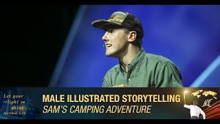 Male Illustrated Storytelling, Sam's Camping Adventure - ISC 2019