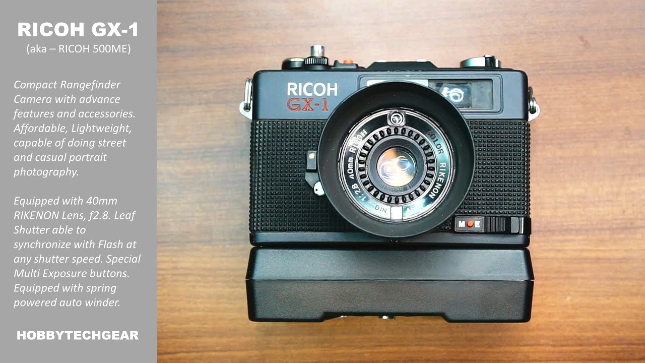 Film Photo Gear : Ricoh GX-1 Rangefinder Camera - YouTube