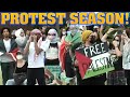 Its protest season with leslie elliott  deborah knox