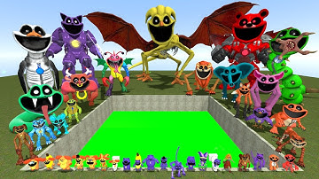 BIG HOLE TOXIC VS DOGDAY & CATNAP SMILING CRITTERS ARMY - POPPY PLAYTIME in Garry