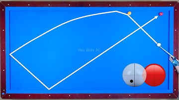 3Cushion billiards tutorial best shot beginner basics 06