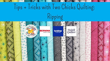 Tips and Tricks with Two Chicks: Ripping