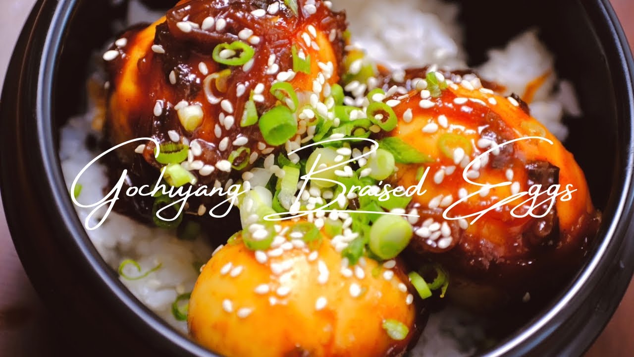 Korean Gochujang Eggs Recipe
