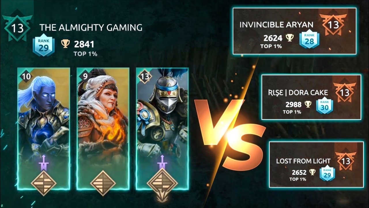 Fighting Against Good and Bad Players 🔥😈 in 3v3 Ranked Matches | Shadow Fight 4 Arena Gameplay