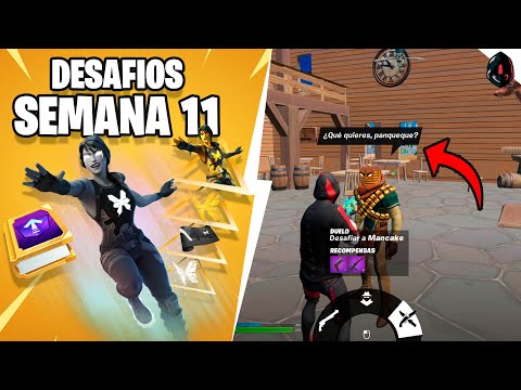 Como COMPLETAR TODAS LAS MISIONES DE TEMPORADA DE LA SEMANA 11 FORTNITE TEMPORADA 1 CAPITULO 3