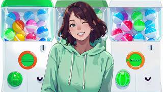 Tokyo Lofi Relaxing Gacha mix - Pomodoro timer capsules playlist / Happy green