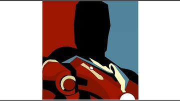 Drawing  Iron man in 1300 lines of python code - Turtle module  !!