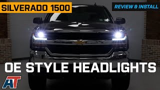2016-2018 Silverado 1500 OE Style Headlights Review & Install