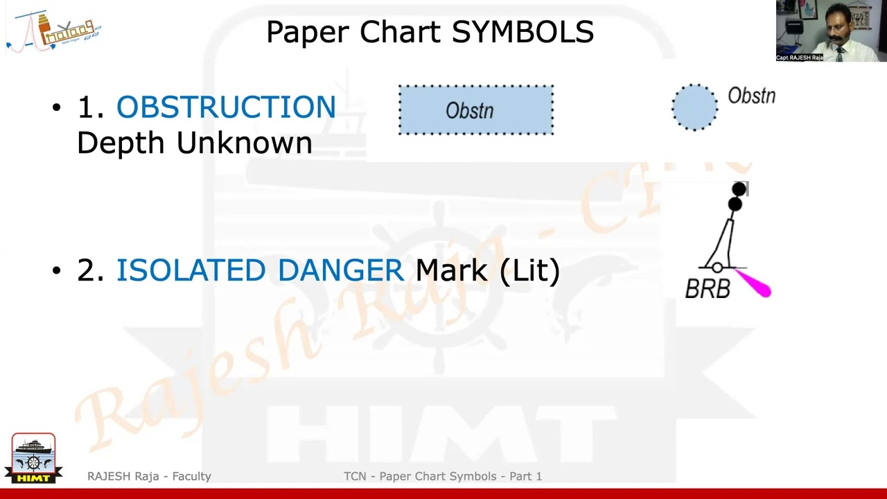94. Chart Symbols - Part 1 -  2nd Mate MMD exam -  Bsc  Nautical Science exam- 04Apr25