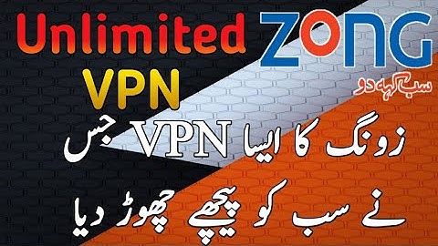 Zong Free Internet | Unlimited vpn Ultra High Speed Fresh 7 Days Files | WAMFY TECH | 2021 New Trick