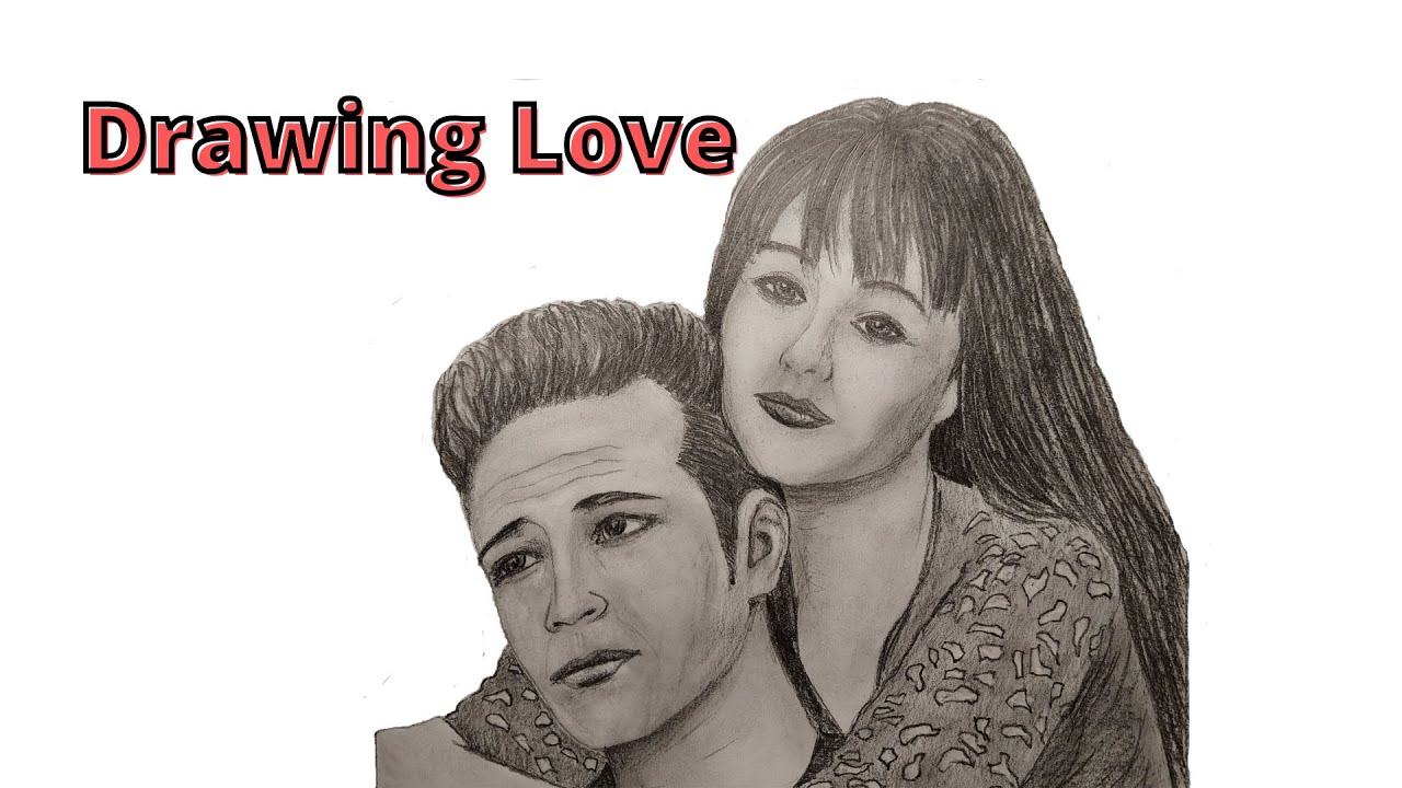 Drawing Love Drawing A Couple Pencil Drawing YouTube