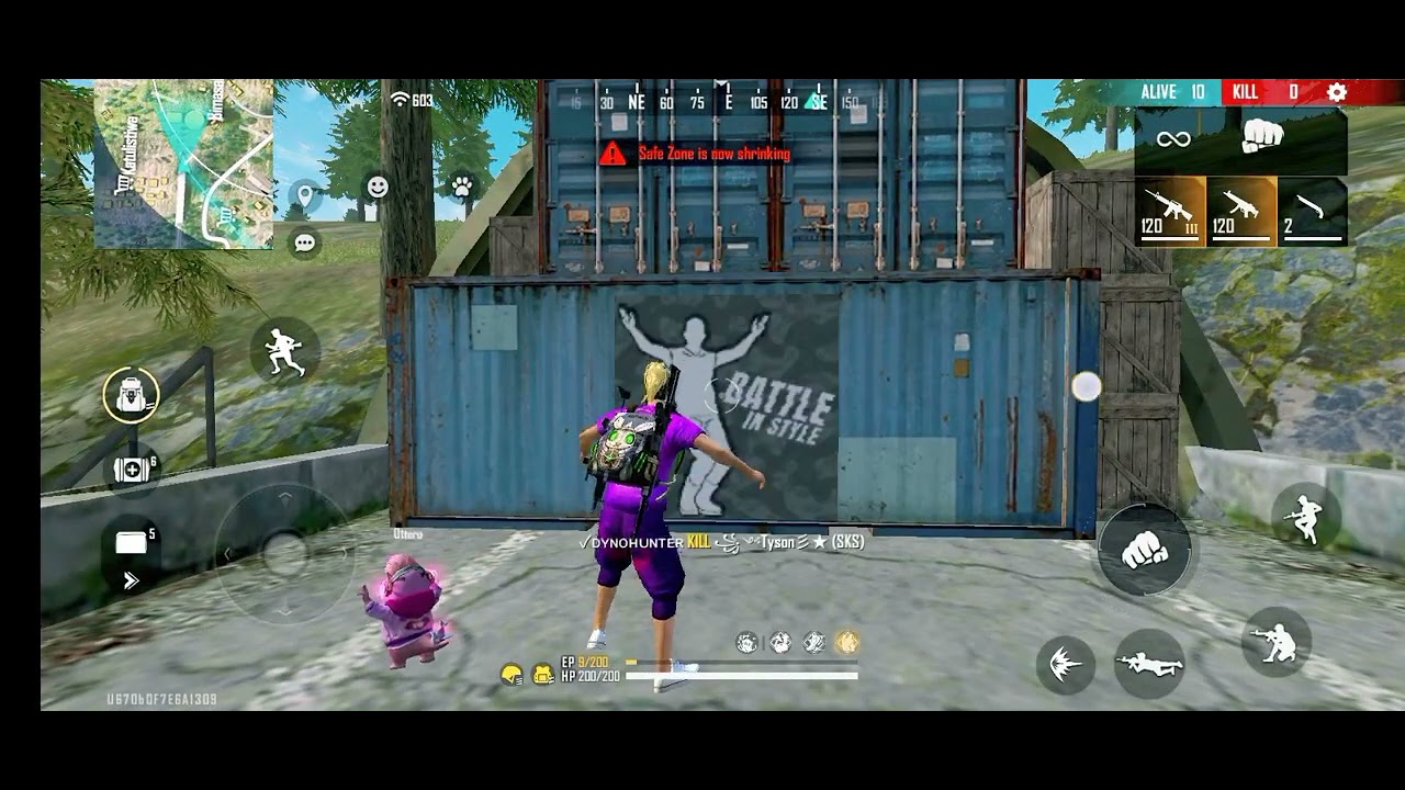 switching steps emote free fire