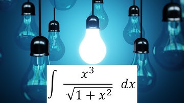 integration of x^3/sqrt(1+x^2) (Solution)