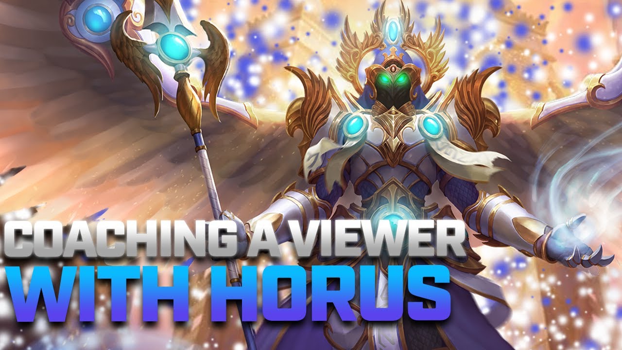 Coaching a Viewer! Horus Support - SMITE