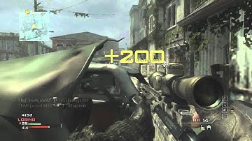 |MW3| MSR Sniper Game-play highlights