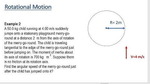 Rotational Motion example 2
