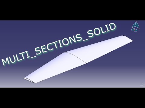 Multi Sections Solid - CATIA V5 - CATIALOG