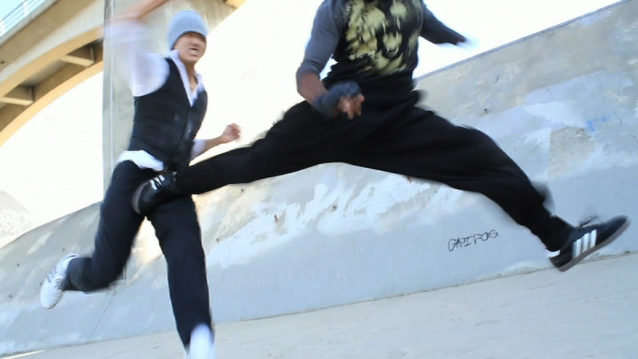 OMG! Jump Kick Nut Shot! YouTube