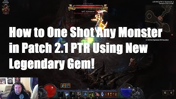 How to One Shot Any Monster in Patch 2.1 PTR Diablo 3