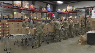 National Guard begins work at Second Harvest Food Bank in Youngstown