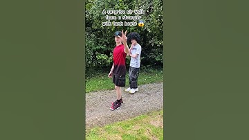 ​A surprise air walk from a stranger with tank boots 😱 #airwalk #dancechallenge #tutorial
